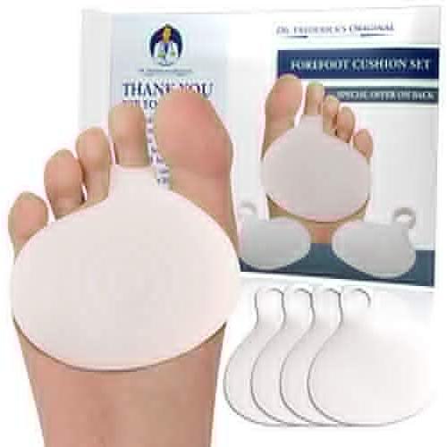 Dr. Fredericks Original Metatarsal Pads - 4 Pieces - Ball of Foot Cushions for Rapid Pain Relief - Gel Foot Pads