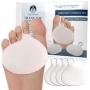 Dr. Fredericks Original Metatarsal Pads - 4 Pieces - Ball of Foot Cushions for Rapid Pain Relief - Gel Foot Pads