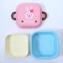 1pcs Childrens Lunch Box Housewear Furnishings Kitchenware Food Grade Pp Ps Silicone Ring Childrens Lunch Box,Little Rabbit