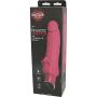 Hustler Novelties Toys Realistic Silicone Vibrator Waterproof, 7 Inch, Pink