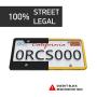 Rightcar Solutions Flawless Silicone License Plate Frame - Rust-Proof. Rattle-Proof. Weather-Proof. - Yellow