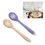 Qmsellz - Cooking Tools - Useful Cookware Nylon And Food Grade Silicone Cooking Spatula Spoon Colorful Ware - Book Pink Blind Stainless Stick Holder Nylon Brush Camping Kitchen Garlic Cooking Chinese