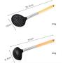 Silicone Kitchenware 6 Piece Set Nonstick Cookware Shovel Spoon Pasta Spoon Dust Kitchen Kitchenware