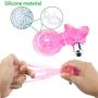 Kidavll Rings Male Longer Lasting Shake Rooster Ring with Contented Brush Silicone Happy Toys Rings Shock 9 Speeds