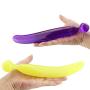 for Women and Men Super Soft Silicone Vegetables Design Female Massage Toy Prostata Funny Toys Men,Transparent