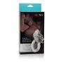 CalExotics Nubby Lover’s Delight - Vibrating Waterproof Cock Ring - Silicone Sex Toy Vibrator for Couples - Clear