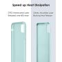 DTTO iPhone 11 Case, [Romance Series] Full Covered Shockproof Silicone Cover [Enhanced Camera and Screen Protection] with Honeycomb Grid Pattern Cushion for Apple iPhone 11 6.1” 2019, Mint Green