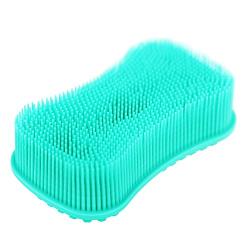 TOPHOME Silicone Non-Scratch Sponges Food-Grade Cleaning Brush for Kitchen Dishwash, Kids Tableware, Vegetable Fruits, Pot Pan Dish Bowl, Washing Hands, Green