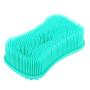 TOPHOME Silicone Non-Scratch Sponges Food-Grade Cleaning Brush for Kitchen Dishwash, Kids Tableware, Vegetable Fruits, Pot Pan Dish Bowl, Washing Hands, Green