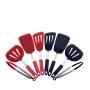 Antennababy Kitchenware Four-Piece Non-Stick Pan Spatula Silicone Shovel High Temperature Pizza Shovel Home Kitchen Silicone Shovel,Red