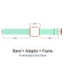 Simpeak for Fitbit Blaze Bands with Frame, Silicone Replacement Band Strap with Frame Case for Fit bit Blaze Smart Fitness Watch, Small/Large