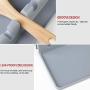 TOPmountain Silicone Tableware Mat Tableware Storage Mat Actual Green Silica Gel Kitchen Table