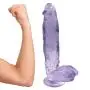 Caobodong0758 Big Size Real-Skin Soft and Flexible Silicone Toy 11.8 Inch for Girlfriend Extra Long Satisfaction caobodong0758