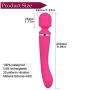 Wand Massager,Rechargeable Cordless Magic Vibrator Wand Clitoral Vibrator Stimulation with 20 Speeds Double End Vibrating Adult Sex Toys for Women Couples (Pink)