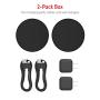 Wireless Charger 5W (2 Pack) by TalkWorks | Qi Certified Wireless Charging Pad Wall Adapter for Apple iPhone XS, iPhone XS Max, iPhone XR, iPhone X, iPhone 8, Samsung Galaxy S9, S8, S7, Note - Black