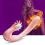 Silicone Toy Strapless Strapon Handheld Massager Dual Massagers Rechargeable Strap On Pegging Double Ended Tight Design