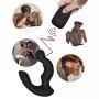 Wushuangyu Massager Plug Wireless Control 11 Speeds Massager for Man, Rechargeable Vibrating Massager (Black) - Vibrant Toy
