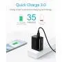 Quick Charge 3.0, Anker 18W 3Amp USB Wall Charger (Quick Charge 2.0 Compatible) Powerport+ 1 for Galaxy S10/S9/S8/Edge/Plus, Note 8/7, LG G4, HTC One A9/M9, Nexus 9, iPhone, iPad and More