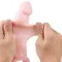 1 PCS Privacy Packaging. Silicone penile Condom Expander expands Male Chastity Toys Lengthen Cock Sleeves Dick Socks Reusable Condoms_B401