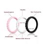 Silicone Wedding Rings for Women, 10-Pack Thin Rubber Wedding Bands Stackable Braided Ring, Affordable, Fashion, Colorful, Comfortable fit, Skin Safe