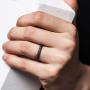 ThunderFit Womens Thin Swivel Rings, 10 Rings / 8 Rings / 4 Rings / 1 Ring - Stackable Silicone Wedding Rings - 2.5mm Wide - 2mm Thick