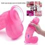 100% Silicone Soft Toy with Suction Cup Base Suction-??ld? Great for Beginners Toys(9.8inch)