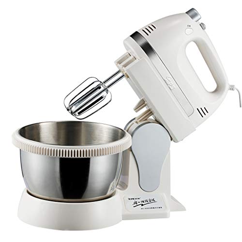 BINZHI Eggbeater With Bucket Seat Electric Egg Beater Eggbeater Dough Mixer - 311933.1cm White Kitchen gadget