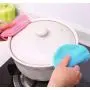 Kitchen Bottle Brush Cleaner Set w/Silicone Scrubbing Pads (3 Pc. Set) Long Handle, Dish, Glass, Silicone Kitchen Cleaning Set Accessory | Water, Tumbler, Cup, Pot, Pan | BPA Free, Food-Grade Safe