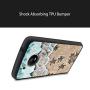 Moto E4 Case, Baby Turtle Shock-Absorption TPU Rubber Bumper Moto E4 Case, Ultra Thin Slim Protective Cover for Moto E4-Black