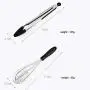 8 Sets Of Silicone Kitchenware, Stainless Steel Handle Kitchen Set, High Temperature Anti-Scalding Cooking Spoon Shovel