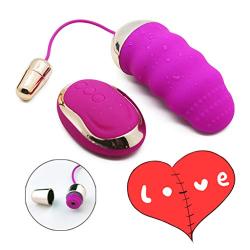 USB Rechargeable Wireless Remote Control Waterproof Silent Massager Medical Silicone Powerful for Back, Shoulders, Neck Muscle Pain Relief