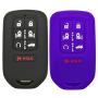 2Pcs Coolbestda Smart Key Fob Cover Keyless Entry Remote Case Protector for 2018 Honda Odyssey elite ex