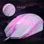 Alimao Special Sales Colorful LED Cool Illuminated Backlit USB Wired PC Rainbow Gaming Keyboard Mouse Set