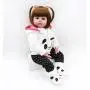 Binxing Toys Reborn Baby Dolls Cute Newborn Boy and Girl Silicone Weighted Body Realistic Reborn Dolls18 Inch Beautiful Outfits Set Great Birthday Gifts for School Children (080101)