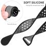 Bravely klimbing Compatible with Apple Watch Band 44mm 42mm 40mm 38mm, Soft Silicone iWatch Bands Replacement Sport Bands for iWatch Series 5 4 3 2 1 for Men and Women S/M M/L
