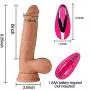 Riodong? Rotating Dildo Liquid Silicone Vibrating Cock Realistic Penis of Porn Star with Suction Cup for Women Masturbation G-Spot Vibrator Anal Play Sex Toy, 8.25 Inches