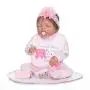 ZIYIUI 23" Full Body Silicone Vinyl Reborn Doll Lifelike Anatomically Correct Baby Girl Doll