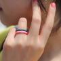 Mokani 10/4/1 Pack Silicone Wedding Ring for Women, Thin and Stackable Rubber Band, Fashion, Colorful, Comfortable fit, Skin Safe