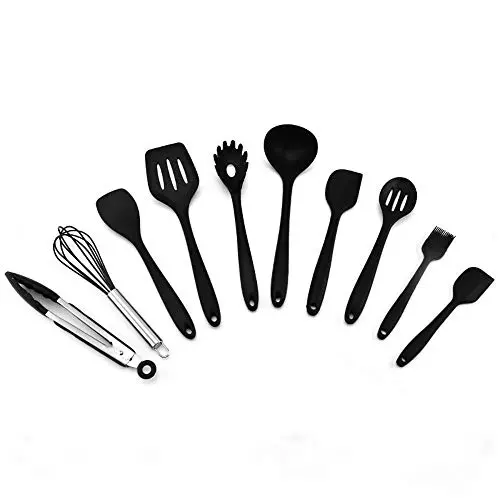 SKYyao Kitchen utensil set Silicone Kitchenware 10-piece non-stick cookware set Silicone