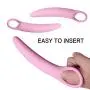 Shcasa Anus Training Expander? Butt Plug Beginners for Male, 2 Size Soft Silicone Finger Anal Plug (Pink)