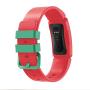 GOSETH Compatible with Fitbit Ace 2 Bands for Kids 6+, Replacement Silicone Accessories Bracelet for Fitbit Ace 2 Fitness Tracker(Black+Purple+Red)