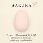 iroha SAKURA Women Intimate Massager, Rechargeable Personal Sensual and Water-Resistant Soft Silicone Vibrator, ihm-03 Pink