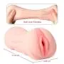 Manual Control Soft Natural Silicone Male Mastubration Cup 2 in 1 Artificial Real Pussy Male Air-Sucking Toys for Male Sexy Underwear Toys for Men T Shirt