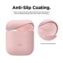 elago Upgraded AirPods Case (Front LED Visible) Protective Skinny Cover (with no Hinge) Compatible with Apple AirPods 2 and 1 (Lovely Pink)