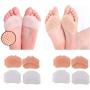 4 Pairs Metatarsal Pads, Ball of Foot Cushions Reusable Breathable and Soft Gel Forefoot Pads Foot Sleeve Pads for Men and Women to Dance,Running,Work,Mortons Neuroma,Relief Pain and Prevent Pain