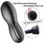 Male Aír-cr?ft Cup Vibrating Oral Cup, Black Men T-Shirt Warm Cup, Adult Toys for Men 100% Safe Silicone