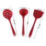 Hjyi Kitchen Cooking tools All-inclusive silicone kitchenware 3-piece silicone cooking spoon shovel set non-stick pot cooking Set