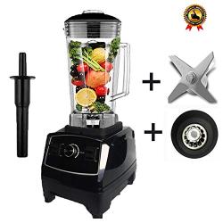 Eu/Us/Au/Uk Plug 3Hp 2200W G5200 Heavy Duty Commercial Grade Blender Mixer Juicer Food Processor Ice Smoothie Bar Fruit,Black Blade Drive,Au Plug