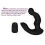 Nero Anus Massager Vibrator Male Silicone Stimulate Prostate Wireless and Rechargeable Multi-speed Adult Toy for Men (Black)