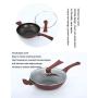 ZPWSNH Frying Pan, Maifan Stone Smokeless Nonstick Pan, Gas Cooker Barbecue Pot